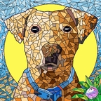 Mosaik Hund