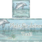 Avatar & Signaturset "Delfin" -  Avatar 150x150px und Signatur 550x200 px
